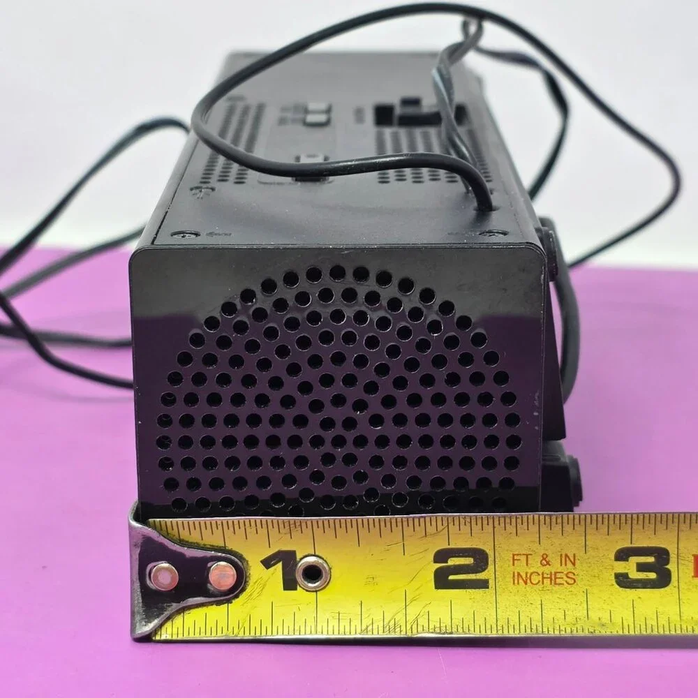Sony‎ Black Digital Alarm Clock Radio With Nature Sounds & Snooze Function Works